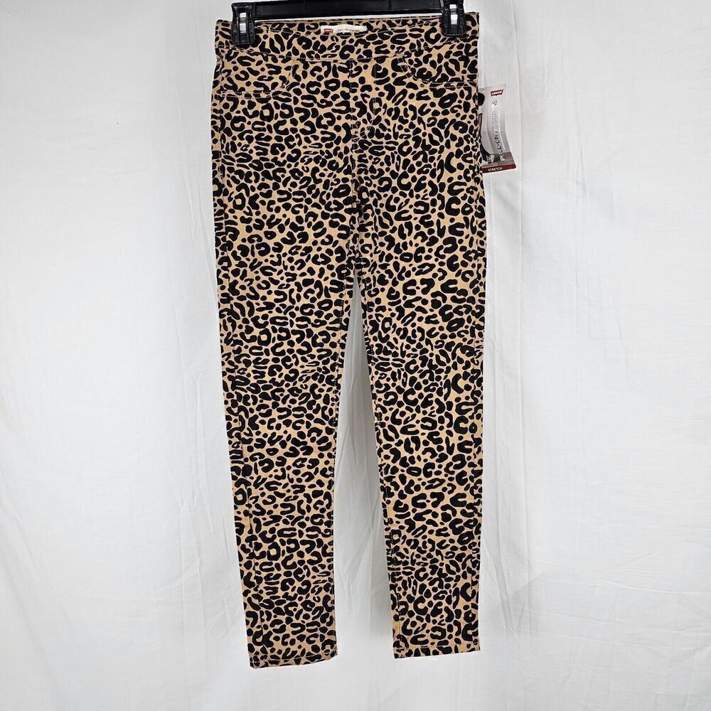 Levi's Pull On Jegging Girl's Size 12 NWT In Leopard Print
